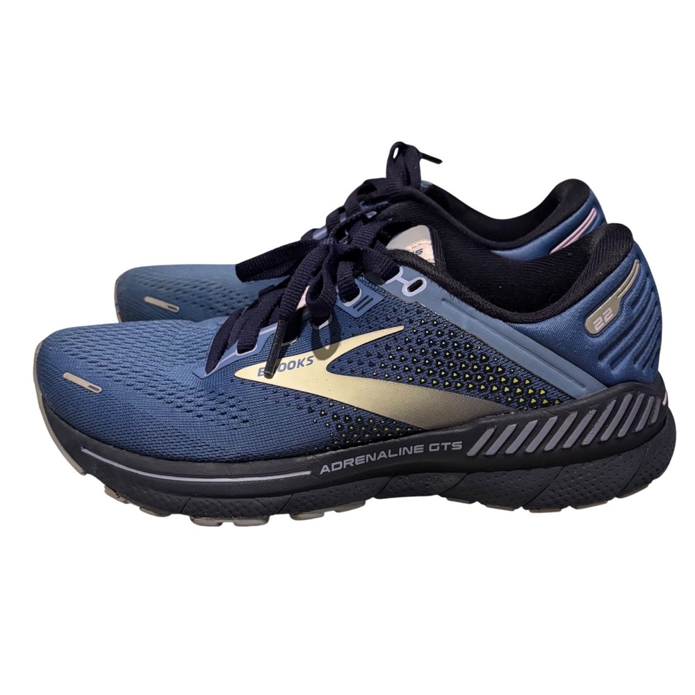 Brooks Adrenaline GTS 22 Womens Running Shoes Blue Navy 1203531B467 Size 6 - Picture 4 of 10